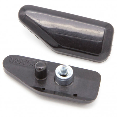 Toestrapmountingnut Alu Baseplate (Pair)